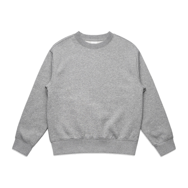 Sloane Youth Crew flatlay in grey marle