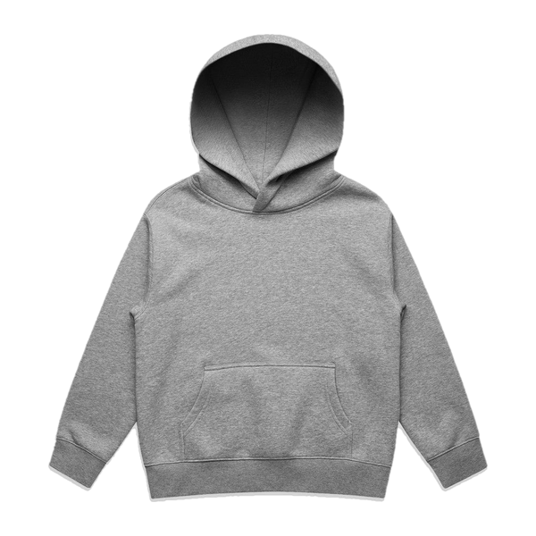 Brooke Kids Hood flatlay in grey marle